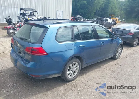 2015 Volkswagen Golf Sportwagen Tsi S 4-Door from USA, damaged, VIN 3VWC17AU7FM501300
